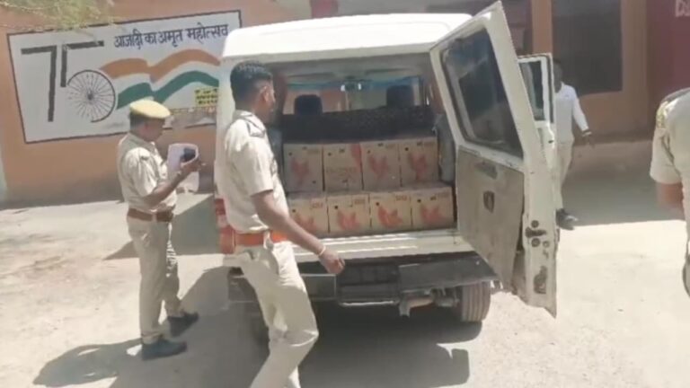डूंगरपुर: कल्याणपुर-माथुगामडा मार्ग पर पुलिस की बड़ी कार्रवाई, अवैध शराब से भरी बोलेरो जब्त; दो आरोपी गिरफ्तार